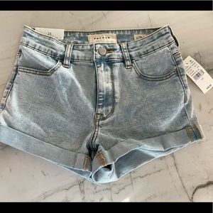 Pacsun High Rise Super Stretch Shorties NWT